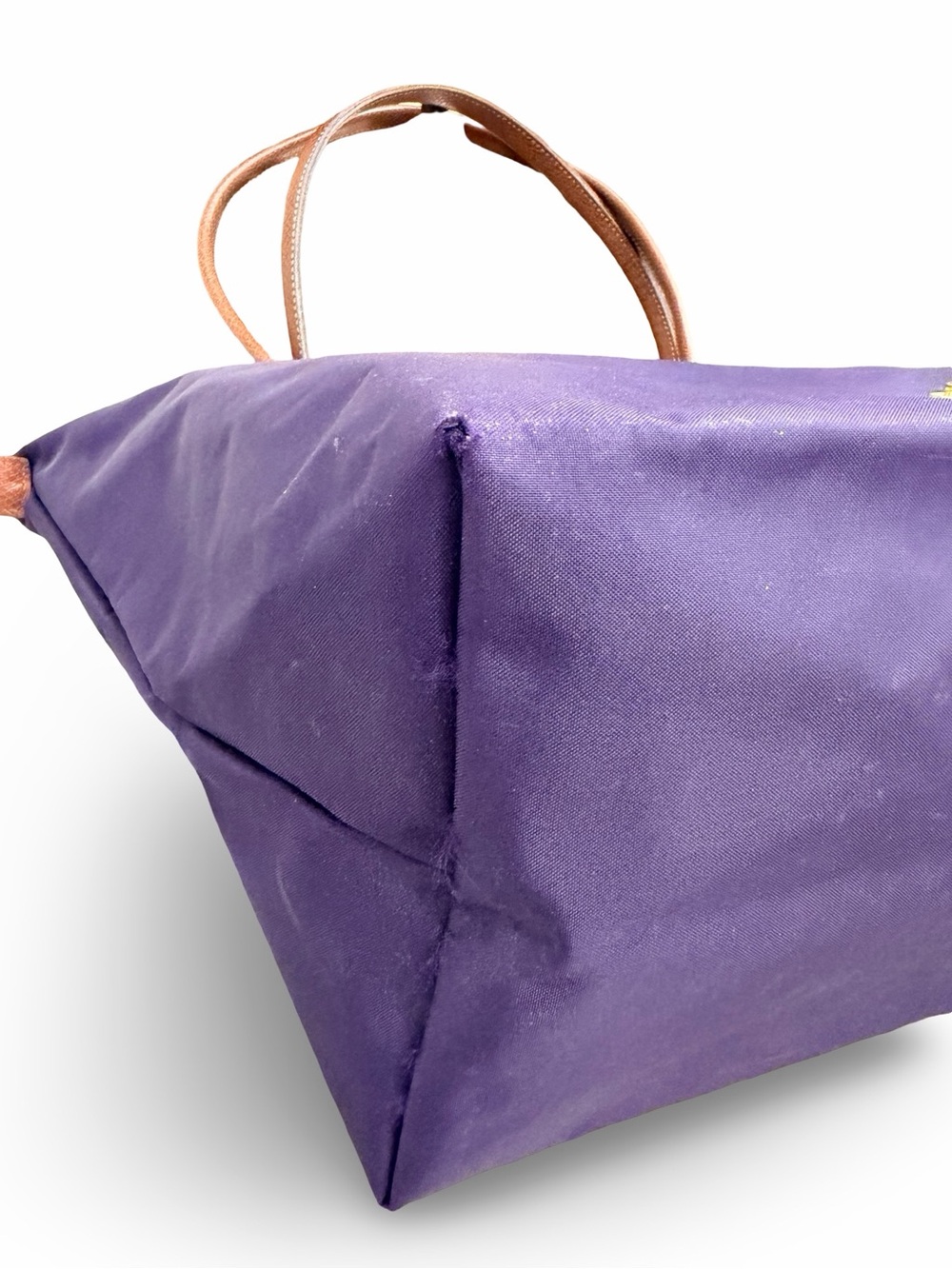 Authentic Longchamp Le Pliage Large Nylon Shoulder Tote Bag – Navy Blue - Picture 9 of 13